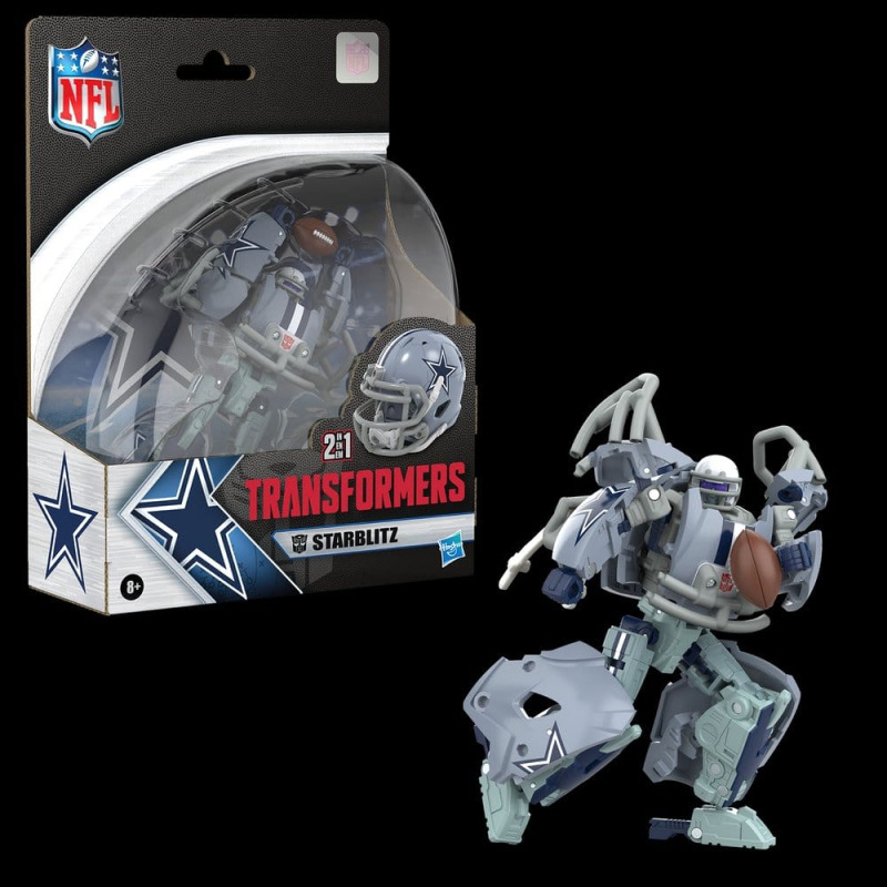 Transformers x NFL Action Figure Dallas Cowboys: Starblitz 14 cm 14