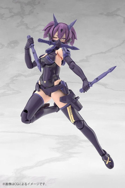 Megami Device Plastic Model Kit 1/1 Asra Ninja Kaname Shadow Edition Full Package 14 cm 8