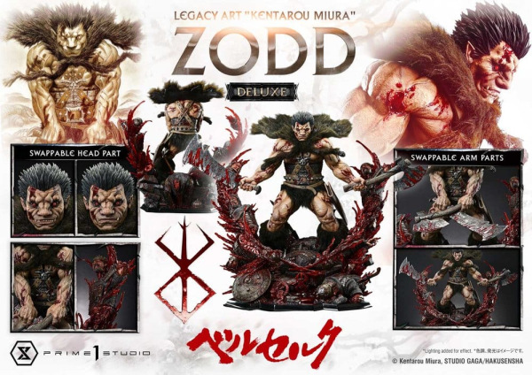 Berserk Legacy Art "Kentarou Miura" Statue 1/4 Zodd DX Bonus Version 88 cm 10