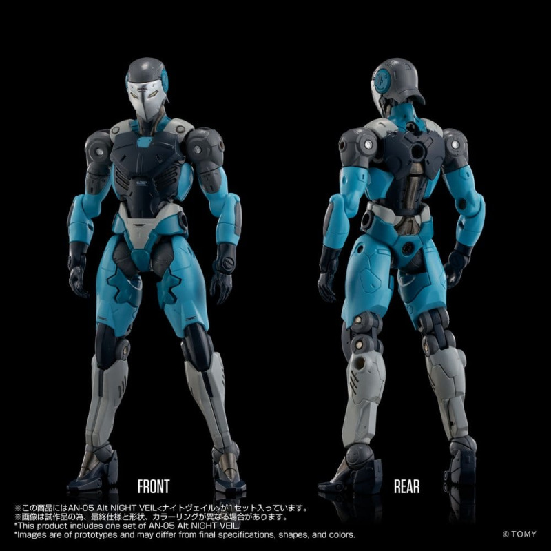 Altered Nano Action Figure An-05 Alt Night Veil 10 cm 8