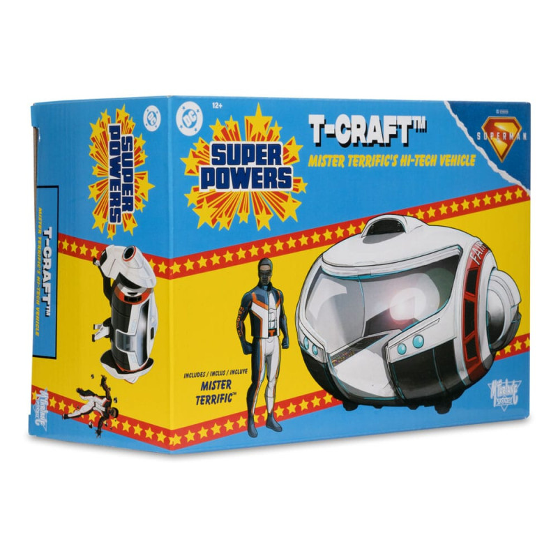 Superman (2025) DC Direct Super Powers Action Figure with Vehicle Mr. Terrific & T-Craft 7
