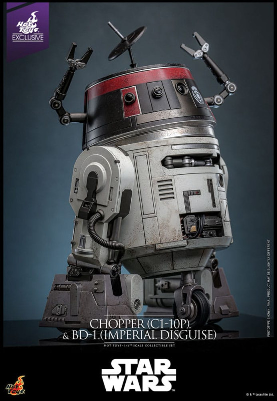 Star Wars Action Figure Set 1/6 Chopper (C1-10P&trade;) & BD-1&trade; (Imperial Disguise) 18 cm & 8 10
