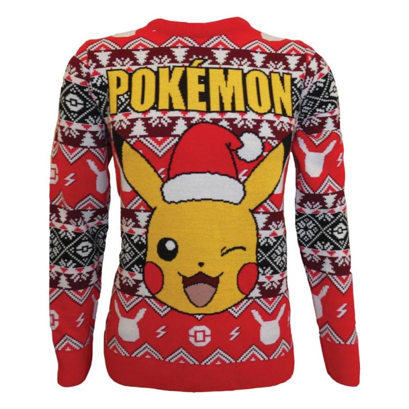 Pokémon Sweatshirt Christmas Jumper Pikachu Size S