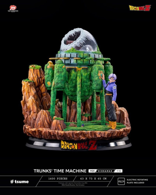 Dragon Ball Z HQS Dioramax Figure 1/6 Trunks' Time Machine 2