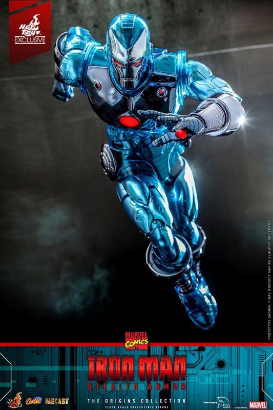 Marvel Comics Diecast Action Figure 1/6 Iron Man (Stealth Armor) Hot Toys Exclusive 33 cm