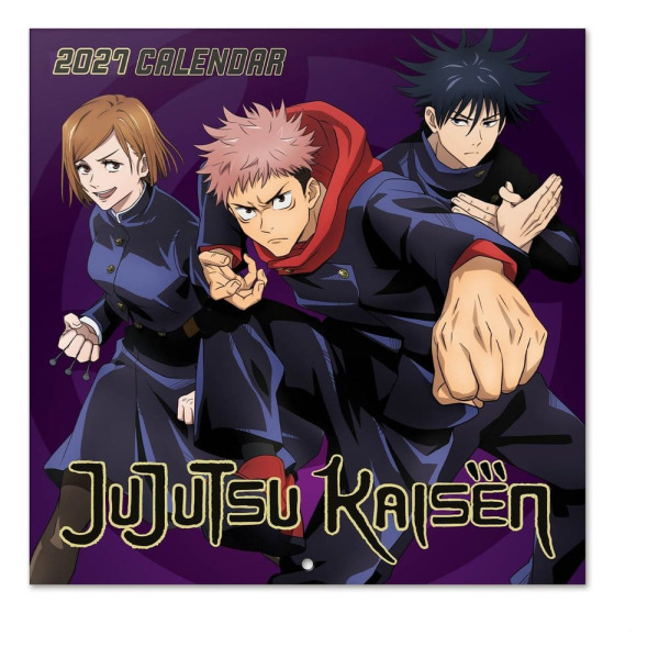 Jujutsu Kaisen Wall Calendar 2027 30x30 cm