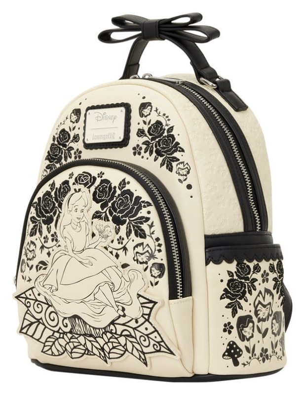 Alice in Wonderland Embroidered Floral Mini Backpack 1