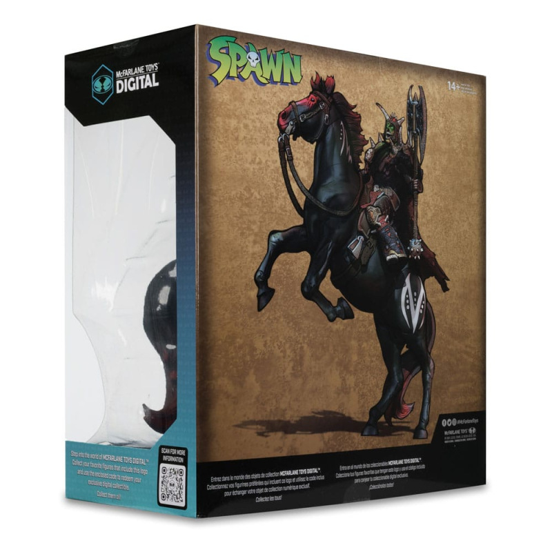 Spawn Action Figure 2-Pack Bloodaxe with Horse (Spawn: The Dark Ages) 18 cm 11