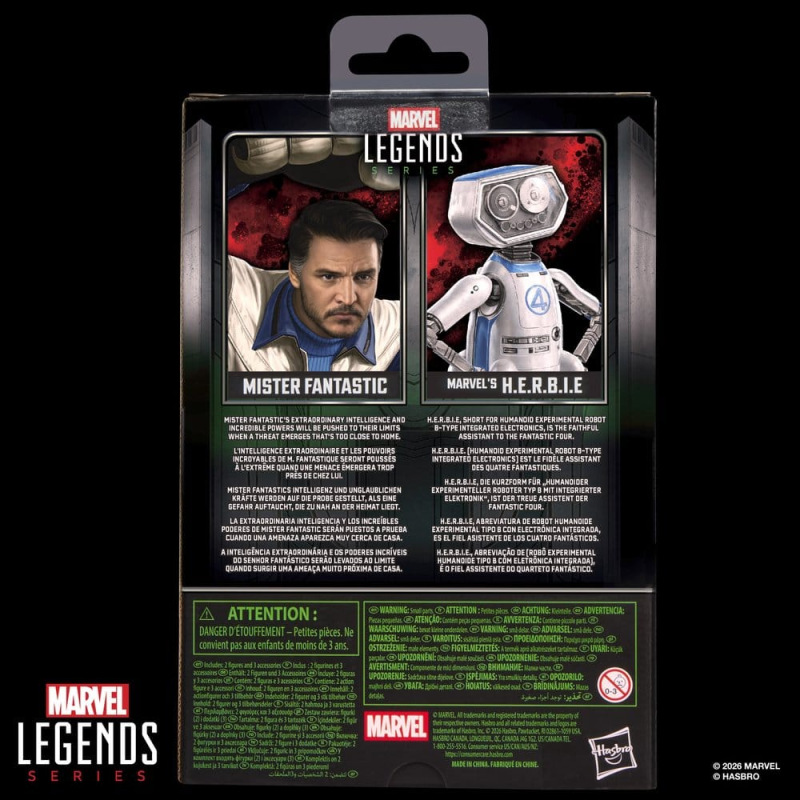 Avengers: Doomsday Marvel Legends Action Figure 2-Pack Mister Fantastic & Marvel's H.E.R.B.I.E. 15 c 2