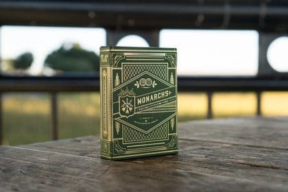 Theory 11 Playing Cards Monarch Green 3