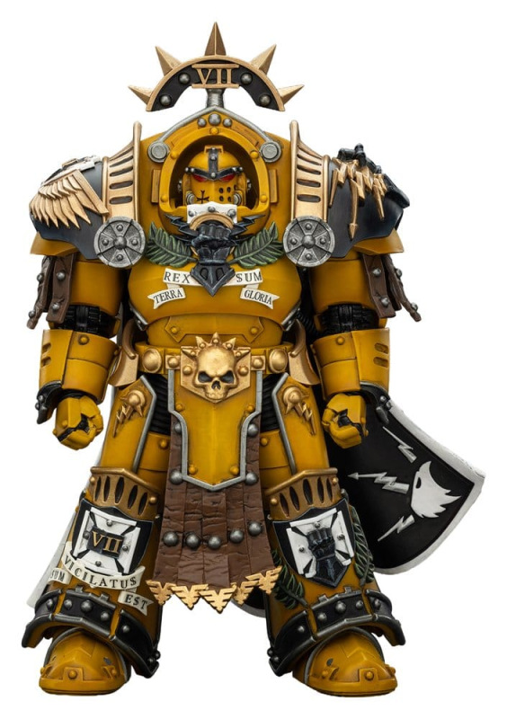 Warhammer Imperial Fists Action Figure Legion Praetor in Tartaros Terminator Armourwith Power Sword