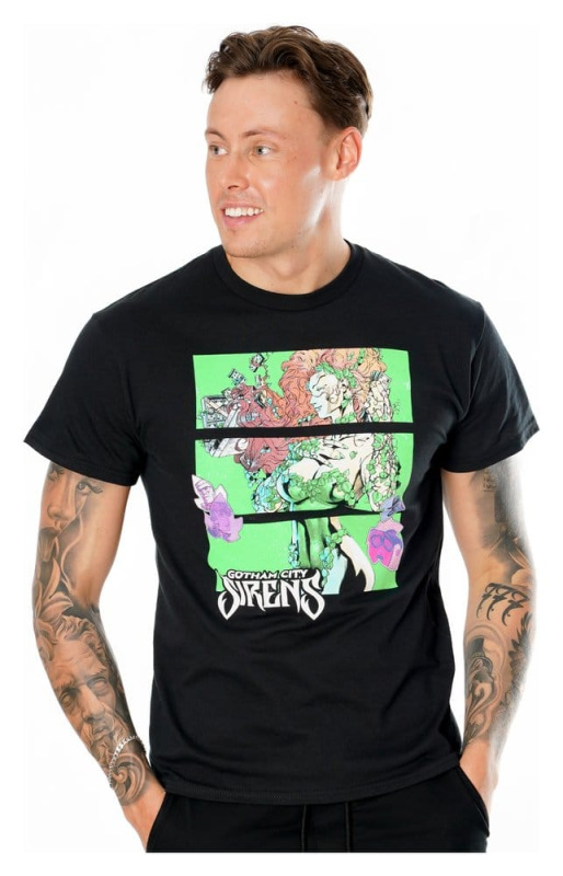 Gotham City Sirens T-Shirt Poison Ivy Sirens Cash Black Size S 1