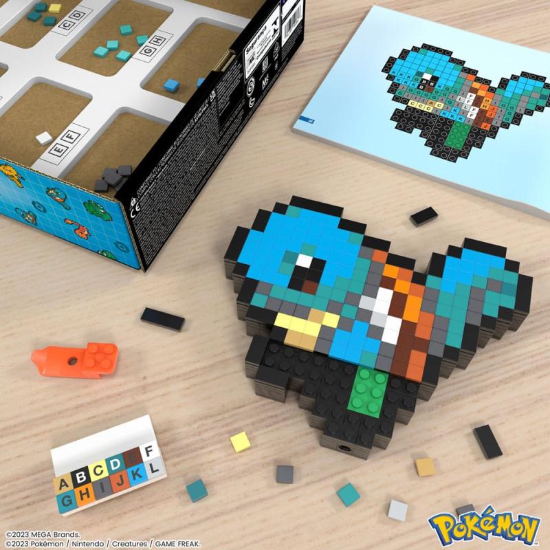 Pokémon MEGA Construction Set Squirtle Pixel Art