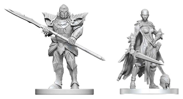 Pathfinder Battles Deep Cuts Unpainted Miniature Nail & Rack Hellknights 14 cm