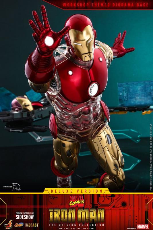 Marvel: Iron Man (The Origins Collection) 1/6 Action Figure Deluxe Version - Hot Toys