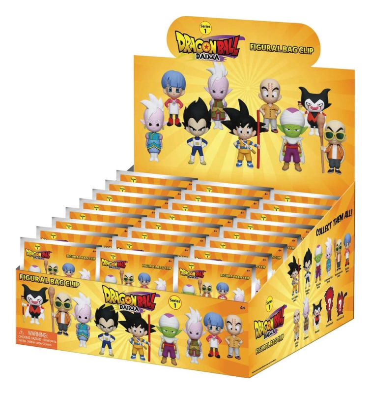 Dragon Ball Daima 3D PVC Bag Clips Series 1 Blind Bag Display (24) 1