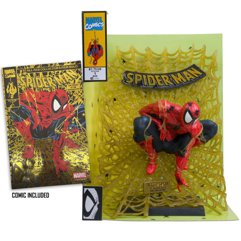 Marvel Collection PVC Statue 1/6 Spider-Man (Spider-Man # 1) (Gold Edition) (Gold Label) 15 cm 1
