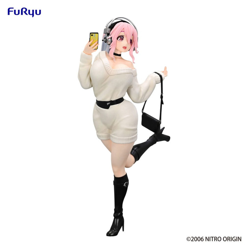 Super Sonico Trio-Try-iT PVC Statue Winter Memory Ver. 21 cm 5