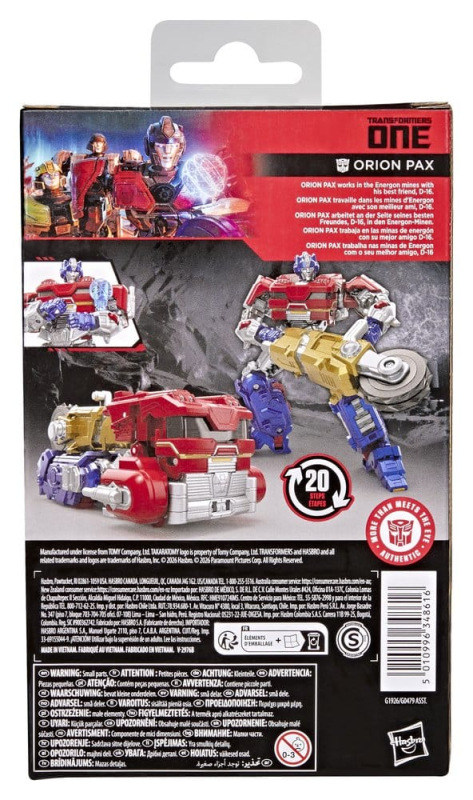 Transformers One Studio Series Deluxe Class Action Figure Orion Pax 13 cm 12