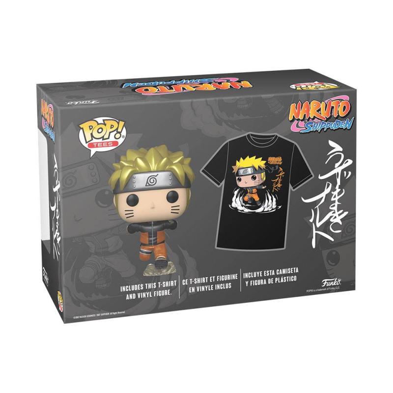 Naruto POP! & Tee Box Naruto Running Size M