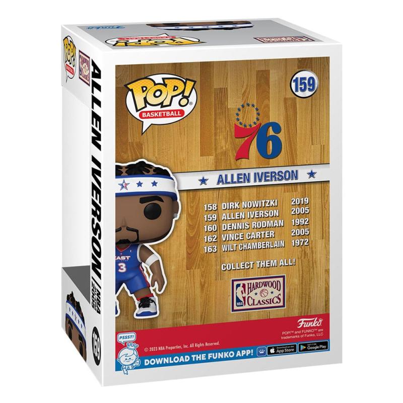 NBA Legends POP! Sports Vinyl Figure Allen Iverson (2005) 9 cm