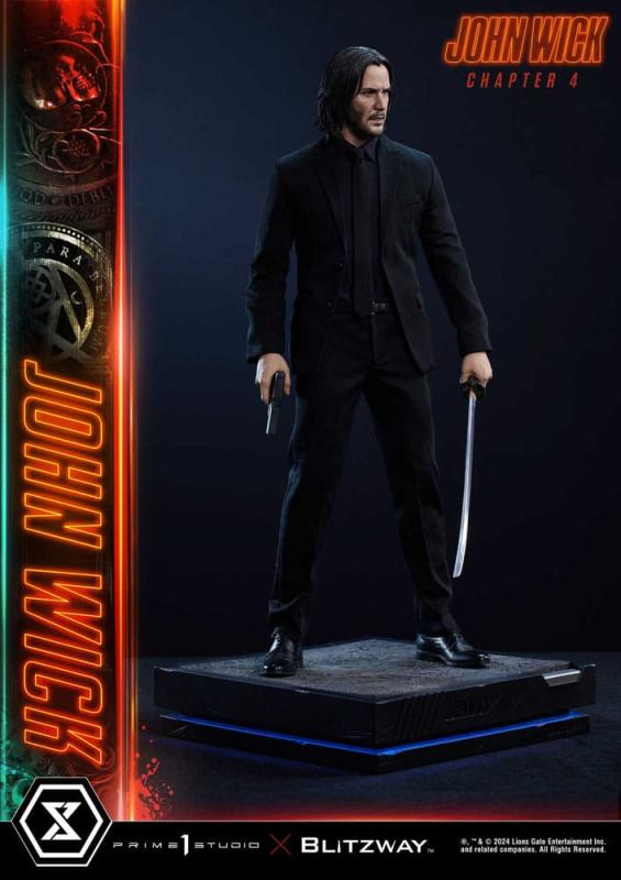 John Wick Chapter 4 Ultimate Premium Masterline Series Statue 1/4 John Wick Deluxe Version 54 cm