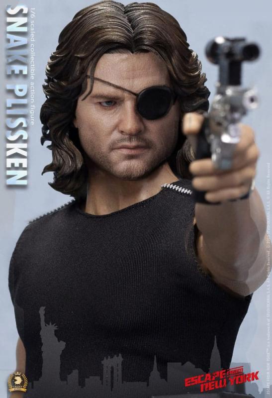 Escape from New York Crown Series Action Figure 1/6 Snake Plissken (Sculpted Hair Version) 30 cm 8