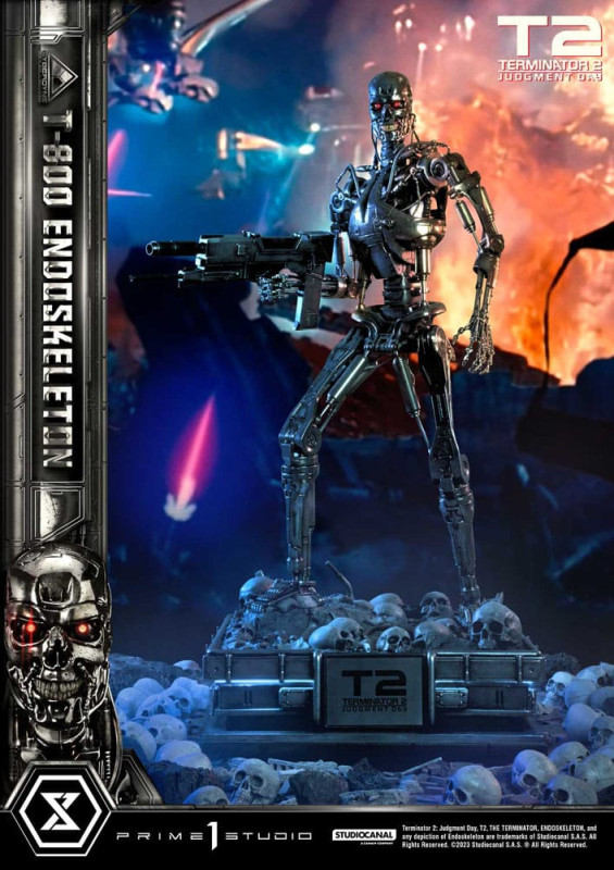 Terminator 2 Museum Masterline Series Statue 1/3 Judgment Day T800 Endoskeleton Deluxe Version 74 cm 7