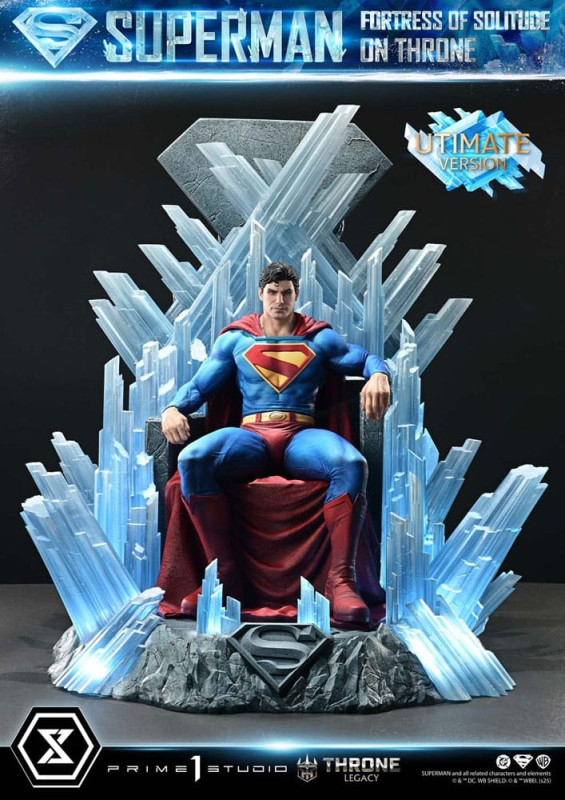 DC Comics Throne Legacy Collection Statue Statue 1/4 Superman Fortress of Solitude on Throne (Design