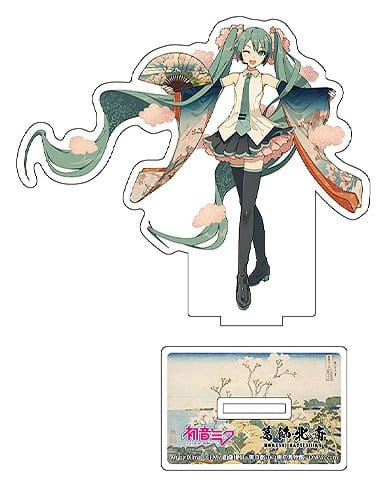 Hatsune Miku x Katsushika Hokusai iXima Die-Cut Acrylic Stand Assortment 10 cm 3