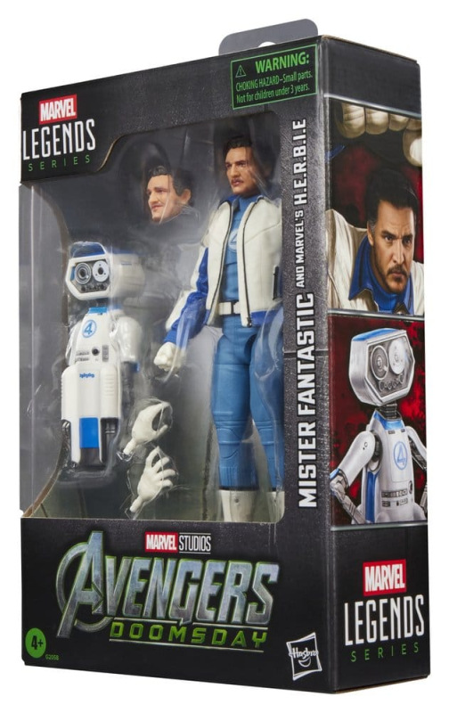 Avengers: Doomsday Marvel Legends Action Figure 2-Pack Mister Fantastic & Marvel's H.E.R.B.I.E. 15 c 9