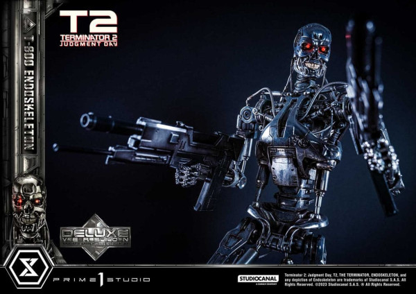 Terminator 2 Museum Masterline Series Statue 1/3 Judgment Day T800 Endoskeleton Deluxe Version 74 cm 4