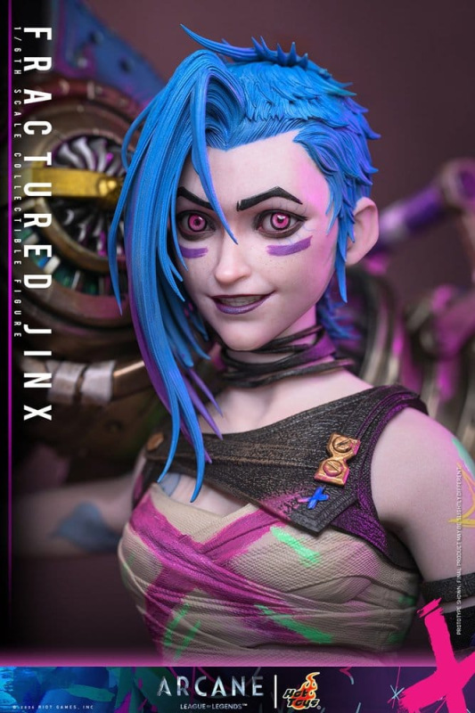 Arcane Action Figure 1/6 Fractured Jinx 28 cm 5