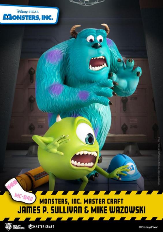 Monsters, Inc.:  James P. Sullivan & Mike Wazowski 34 cm Master Craft Statue - BKT