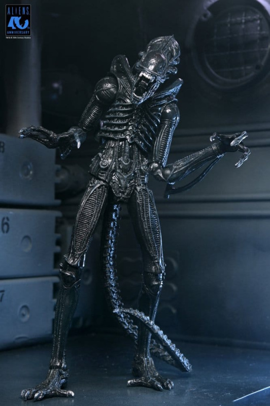 Aliens Ultimate Action Figure Warrior (1986) Xenomorph Black (40th Anniversary) 23 cm 4