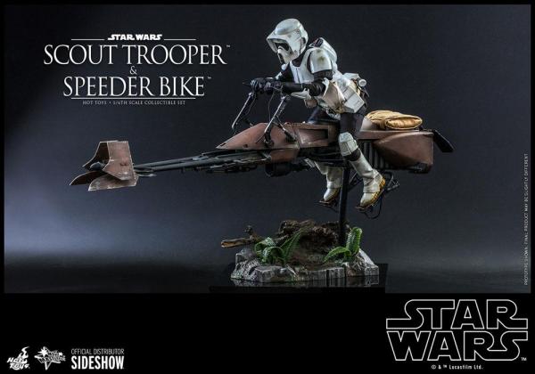 Star Wars Episode VI: Scout Trooper & Speeder Bike 1/6 Action Figure - Hot Toys
