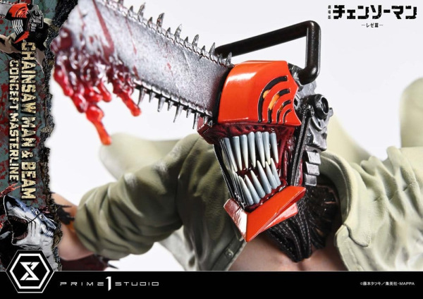 Chainsaw Man Concept Masterline Series Statue 1/6 Chainsaw Man & Beam 73 cm 13