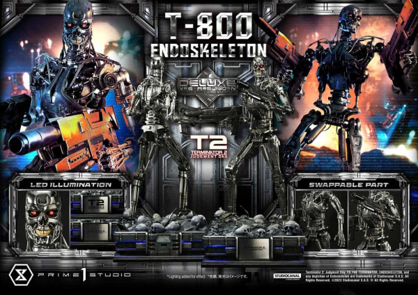 Terminator 2 Museum Masterline Series Statue 1/3 Judgment Day T800 Endoskeleton Deluxe Version 74 cm 11