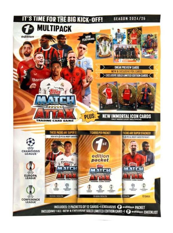 UEFA Club Competitions Match Attax TCG Saison 2024/25 1st Edition Multipack *German Version*