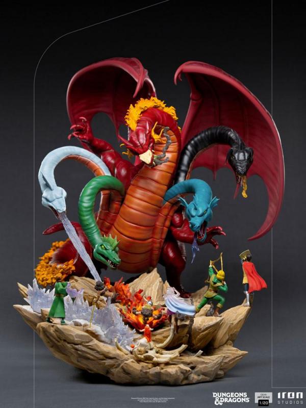 Dungeons & Dragons: Tiamat Battle 1/20 Demi Art Scale Statue - Iron Studios