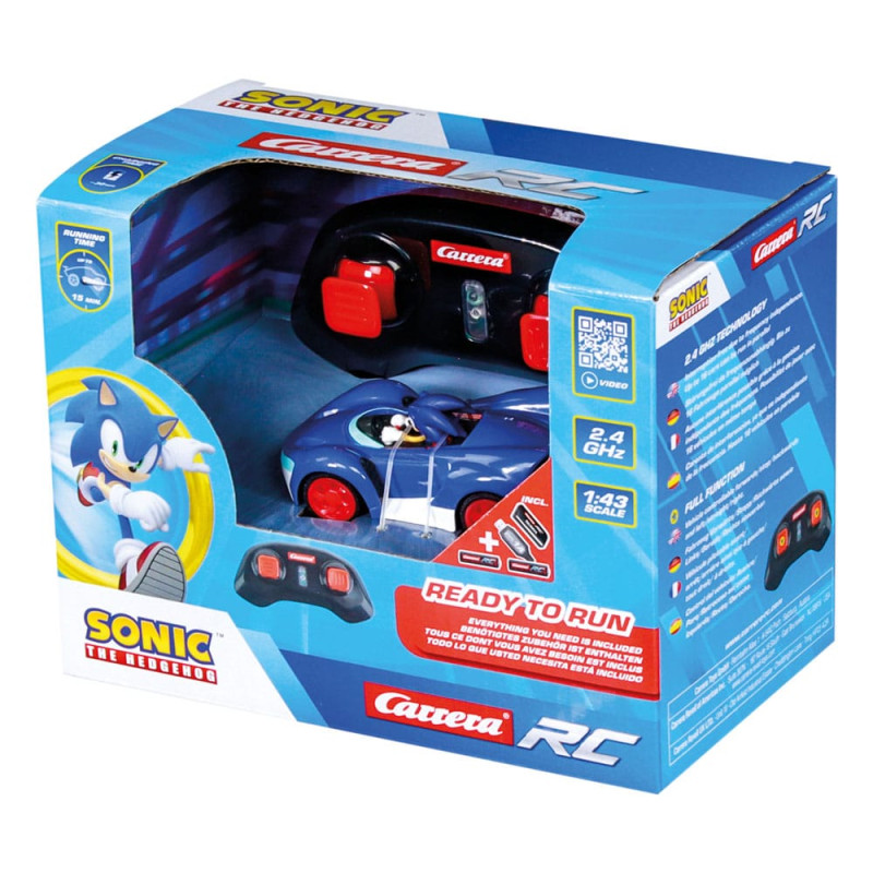 Sonic the Hedgehog RC remote-controlled Car 1/43 2.4GHz Mini Sonic 13