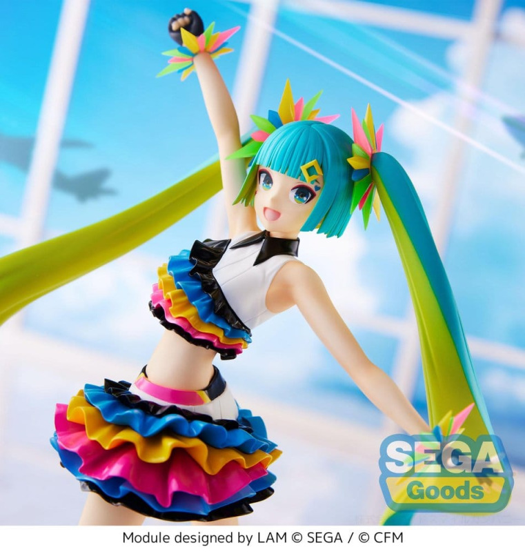 Hatsune Miku Project DIVA MEGA39's FIGURIZM PVC Figure Hatsune Miku - Catch the Wave 25 cm 3