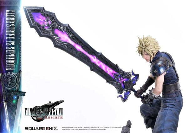 Final Fantasy VII Rebirth Statues 2-Pack 1/4 Cloud Strife vs Sephiroth 69 cm 6