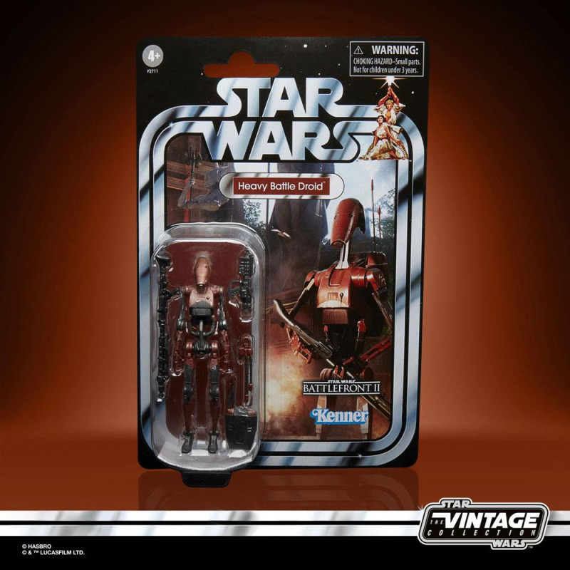Star Wars Vintage Collection Gaming Greats Action Figure 2021 Heavy Battle Droid (Battlefront II) 1