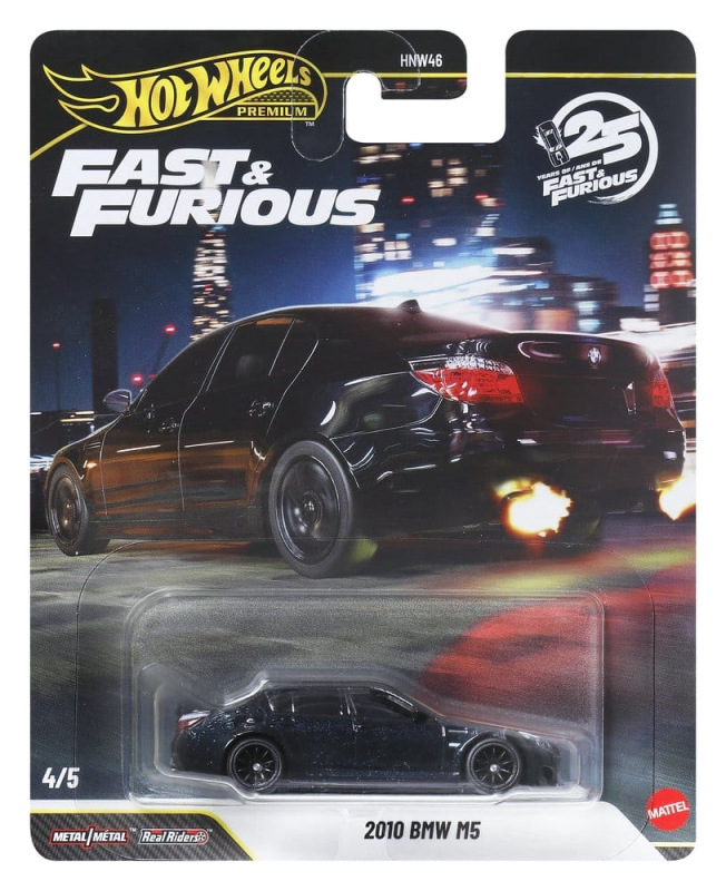 Fast & Furious Hot Wheels Premium Die-Cast Vehicles 1/64 979P Assortment (10) 2