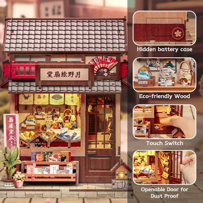 Miniature House Model Kit Tsukino Eogi-dou 19 x 14 cm 6
