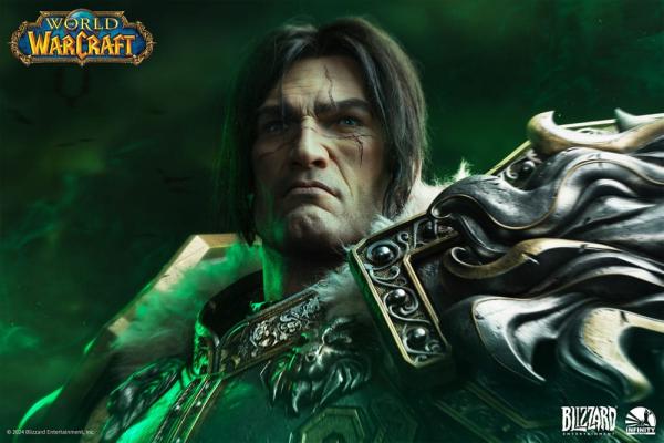 World of Warcraft Life Size Bust 1/1 Varian Wrynn 120 cm 1