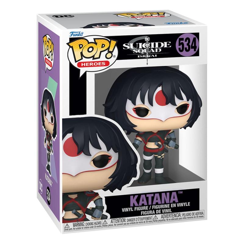 Suicide Squad Isekai POP! Animation Vinyl Figure Katana 9 cm 1