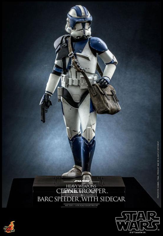 Star Wars The Clone Wars: Heavy Weapons Clone Trooper 1/6 Action Figure - Hot Toys