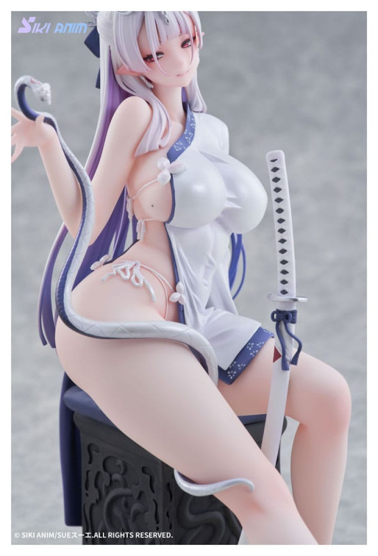 Original Character PVC Statue 1/7 The Color of the Blue - White Snake Normal Edition 20 cm 12